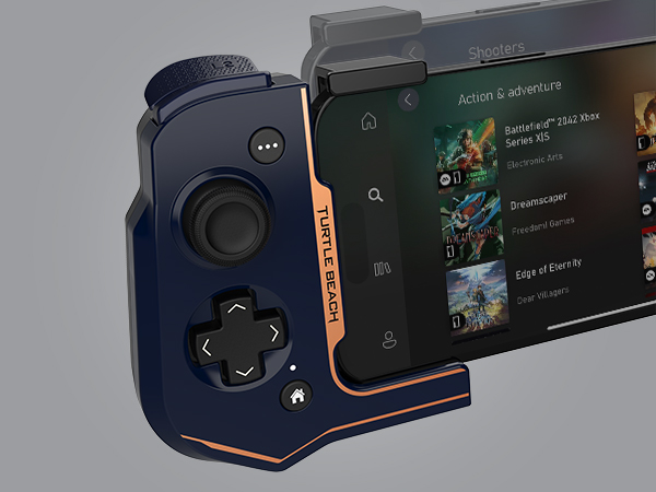 Turtle Beach Atom Controller IOS Cobalt Detail Image 4 Universal Phone Clamps Mobile 1