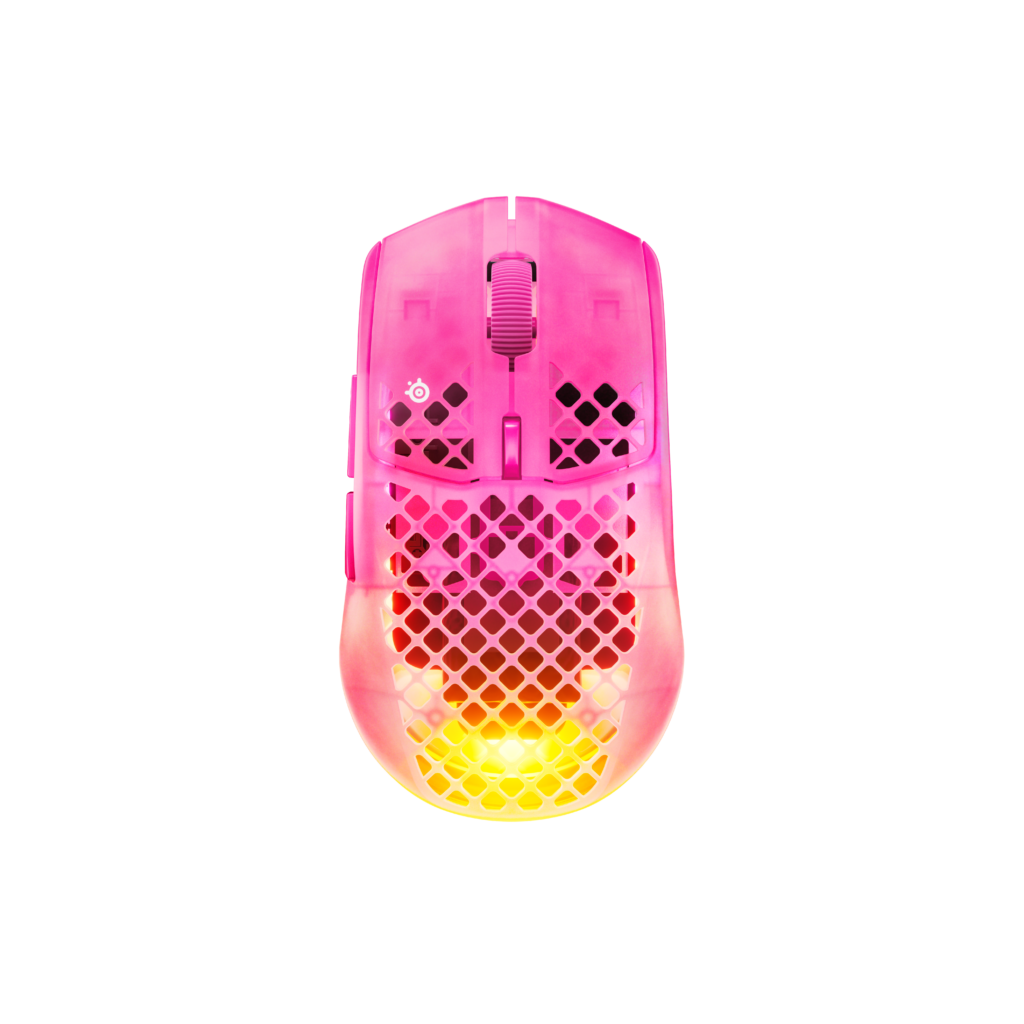 SteelSeries AEROX 3 Wireless Gen 2 (Hardware) Test 3 aerox 3 wl gen 2 magenta top